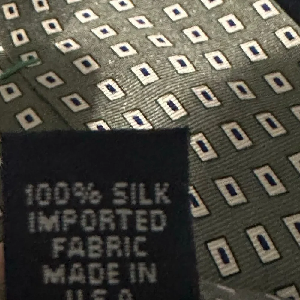 Tommy Hilfiger Green Silk Neck Tie